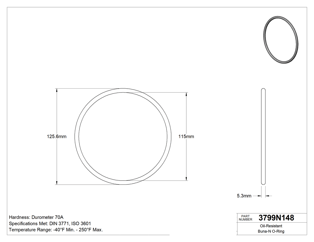 Technical drawing - 3799N148